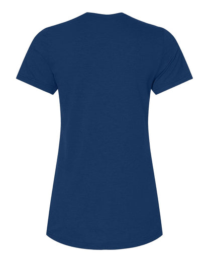 Gildan Women's Softstyle® CVC T-Shirt 64001LCVC #color_Navy Mist
