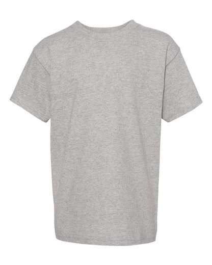 Hanes Essential-T Youth T-Shirt 5480 #color_Oxford Grey