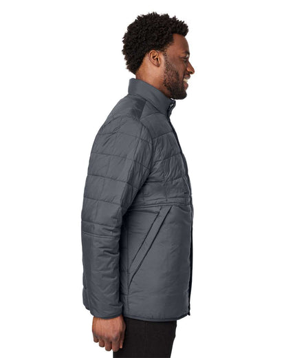 North End Unisex Aura Fleece-Lined Jacket NE721 #colormdl_Carbon