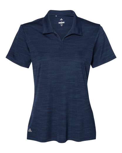 Adidas Women's Mélange Polo A403 #color_Collegiate Navy Melange