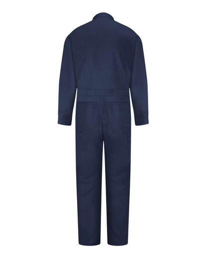 Red Kap Men's Tall Snap-Front Cotton Coverall CC14T #color_Navy