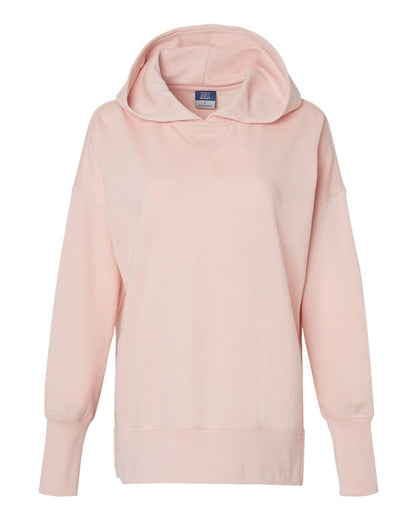 MV Sport Women's French Terry Hooded Sweatshirt W23720 #color_Cameo Pink