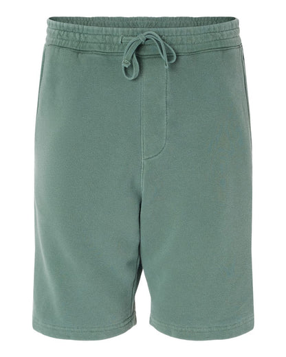 Independent Trading Co. Unisex Pigment-Dyed Fleece Shorts PRM50STPD #color_Pigment Alpine Green