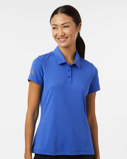 Adidas Women's Textured Stripe Polo A707 #colormdl_Bright Royal