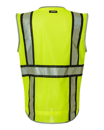 Kishigo Unisex Premium Brilliant Series® Ultimate Reflective Vest 1584 #color_Lime