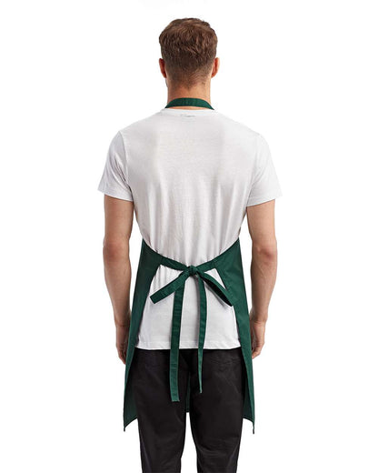Artisan Collection by Reprime Recycled Pocket Bib Apron RP154 #colormdl_Bottle