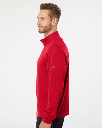 Adidas Lightweight Quarter-Zip Pullover A401 #colormdl_Power Red