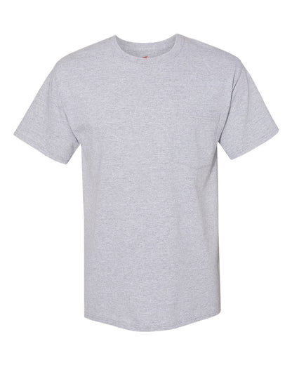 Hanes Unisex Workwear Pocket T-Shirt W110 #color_Light Steel