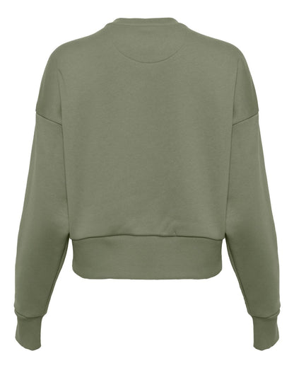 Next Level Women's Heavyweight Crewneck Sweatshirt 9087 #color_Light Olive