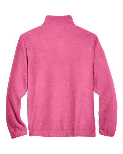 Harriton Youth Full-Zip Fleece M990Y #color_Charity Pink
