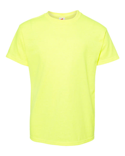 Hanes Ecosmart™ Youth T-Shirt 5370 #color_Safety Green