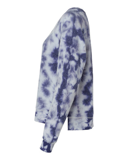 Boxercraft Women's Fleece Out Pullover K01 #color_Navy Tie-Dye