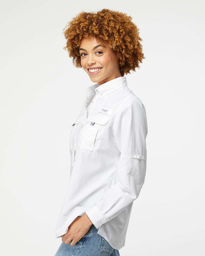 Columbia Women's PFG Bahama™ Shirt 212474 #colormdl_White