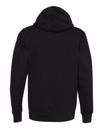 Russell Athletic Unisex Cotton Rich Fleece Hooded Sweatshirt 82ONSM #color_Black