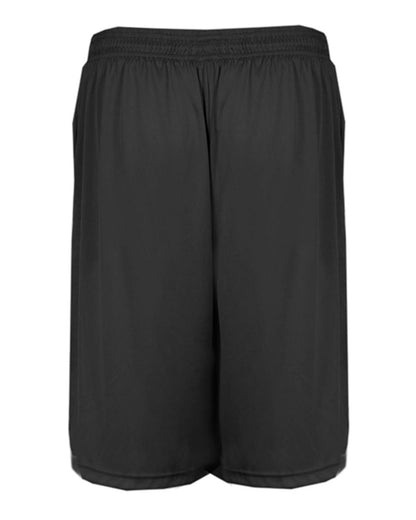 Badger Pocketed 7" Shorts 4127 #color_Black