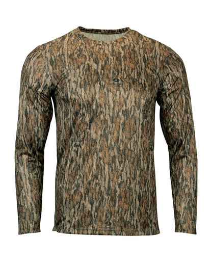 Paragon Men's Oxford Performance Camo Print Long Sleeve T-Shirt 237 #color_Bottomland