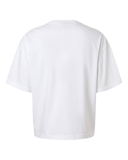 Comfort Colors Women's Garment-Dyed Heavyweight Boxy T-Shirt 3023CL #color_White