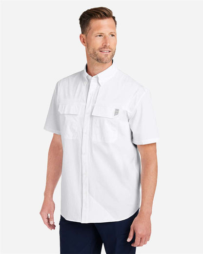 HUK Men's Creekbed Short Sleeve Shirt H150183 #colormdl_White
