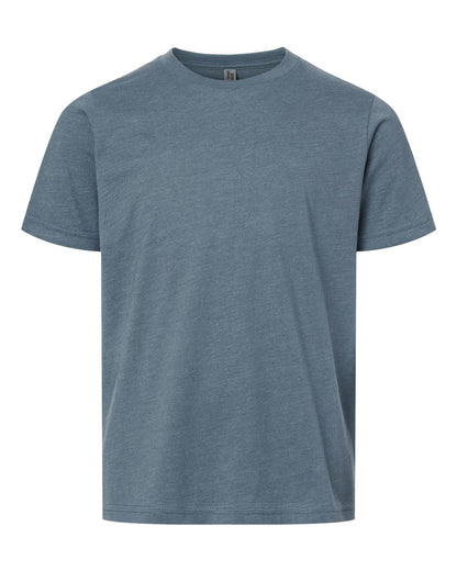 Next Level Youth CVC T-Shirt 3312 #color_Heather Slate Blue