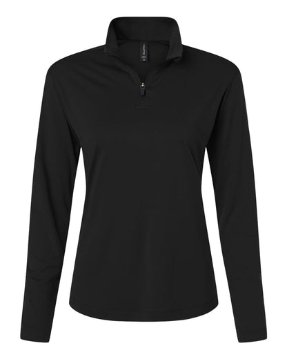 AllPro Women's Pro-Lock Performance Quarter-Zip Pullover 41870L #color_Black