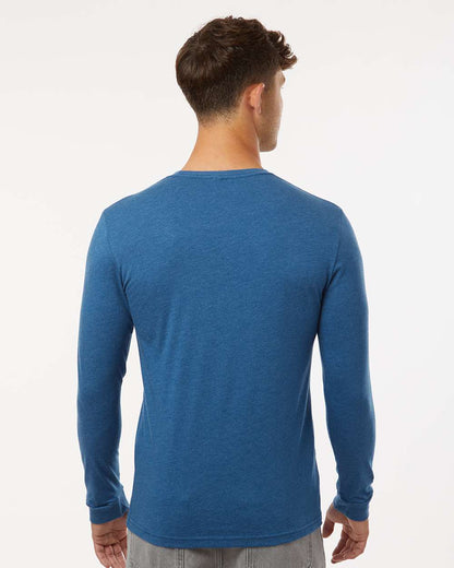 Next Level Unisex CVC Long Sleeve T-Shirt 6211 #colormdl_Heather Cool Blue