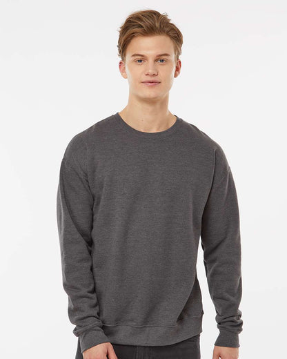 Tultex Fleece Crewneck Sweatshirt 340 #colormdl_Heather Charcoal