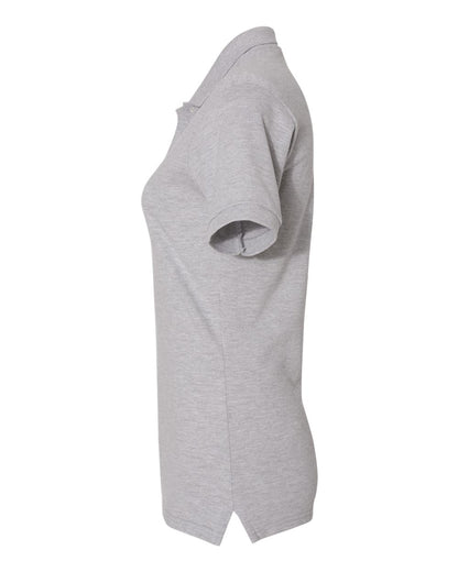 JERZEES Women's 100% Ring-Spun Cotton Piqué Polo 443W #color_Athletic Heather