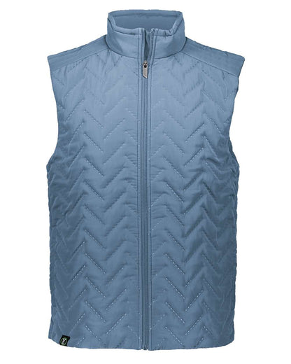 Holloway Men's Repreve® Eco Quilted Vest 229513 #color_Storm