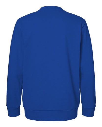 Adidas Unisex Fleece Crewneck Sweatshirt A434 #color_Collegiate Royal