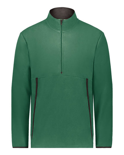 Augusta Sportswear Eco Revive™ Polar Fleece Quarter-Zip Pullover 6855 #color_Dark Green