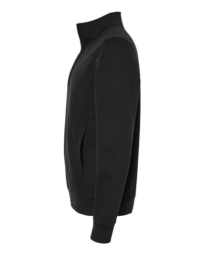 J. America Unisex Heavyweight Fleece Quarter-Zip Sweatshirt 8717 #color_Black