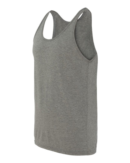 BELLA + CANVAS Triblend Tank 3484 #color_Grey Triblend