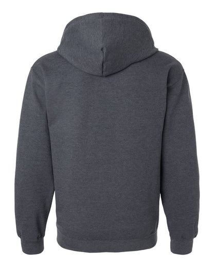 Gildan Unisex Softstyle® Full-Zip Hooded Sweatshirt SF600 #color_Dark Heather