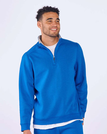 Boxercraft Fleece Quarter-Zip Pullover BM5202 #colormdl_True Royal