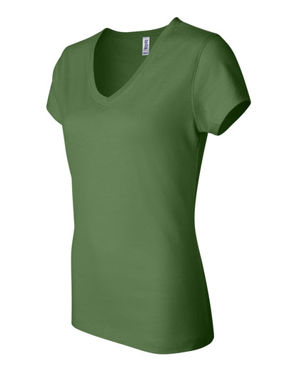 BELLA + CANVAS Women’s Jersey V-Neck Tee 6005 #color_Leaf