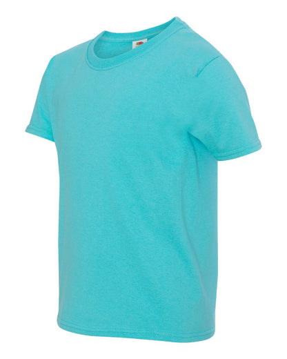 Fruit of the Loom HD Cotton Youth Short Sleeve T-Shirt 3930BR #color_Scuba Blue