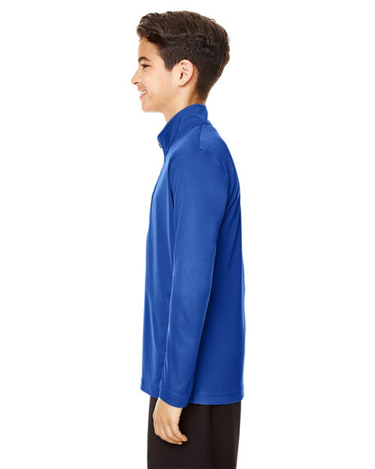 Team 365 Youth Zone Performance Quarter-Zip Pullover TT31Y #colormdl_Sport Royal