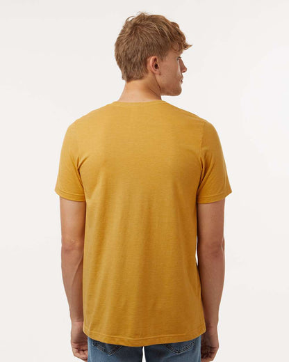 Tultex Unisex Combed CVC T-Shirt 602CVC #colormdl_Heather Mustard