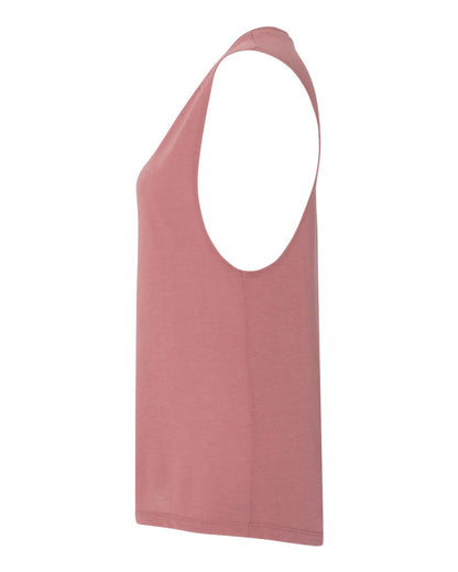 BELLA + CANVAS Women's Flowy Scoop Muscle Tank 8803 #color_Mauve