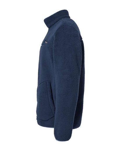 Columbia Men's Rugged Ridge™ II Sherpa Fleece Full-Zip 191111 #color_Collegiate Navy