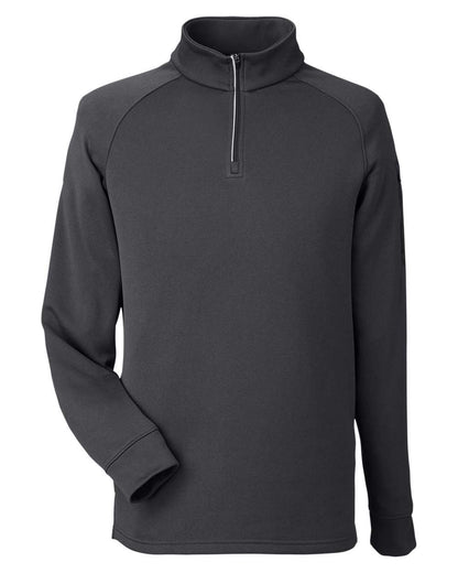 CORE365 Unisex Fusion ChromaSoft™ Fleece Quarter-Zip Pullover CE801 #color_Carbon