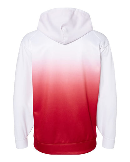 Badger Ombre Hooded Sweatshirt 1403 #color_Red