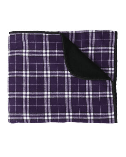 Boxercraft Flannel Blanket FB250 #color_Purple/ White