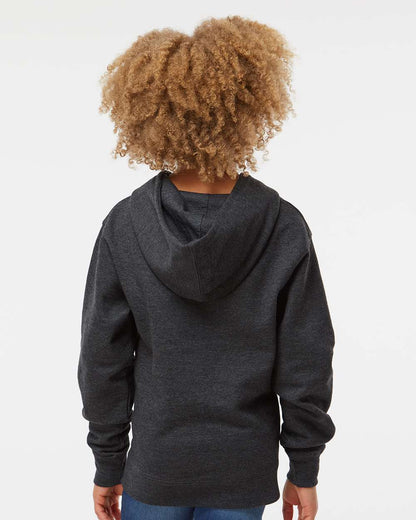 Independent Trading Co. Youth Midweight Hooded Sweatshirt SS4001Y #colormdl_Charcoal Heather