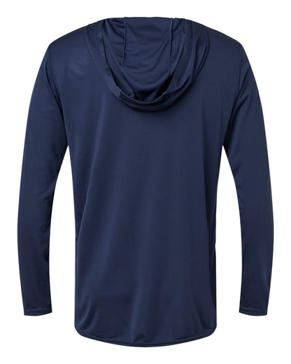 Holloway Men's Momentum Hooded Long Sleeve T-Shirt 222830 #color_Navy