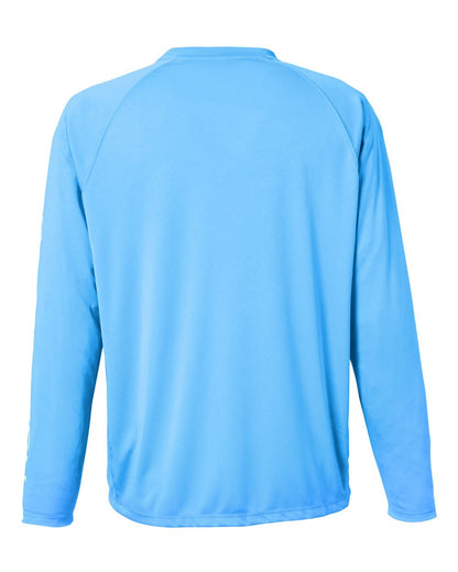 HUK Men's LoPro Pursuit Long Sleeve T-Shirt H12L009 #color_Marolina Blue