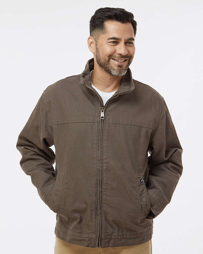 DRI DUCK Men's Tall Maverick Boulder Cloth™ Jacket with Blanket Lining 5028T #colormdl_Tobacco