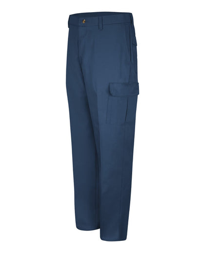 Red Kap Men's Extended Sizes Cargo Pants PC76EXT #color_Navy - Unhemmed