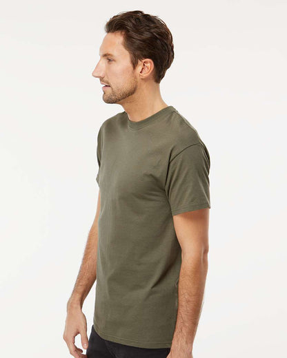 M&O Men's Gold Soft Touch T-Shirt 4800 #colormdl_Military Green