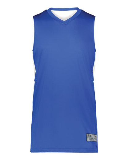 Augusta Sportswear Unisex Alley-Oop Reversible Jersey 1166 #color_Royal/ White